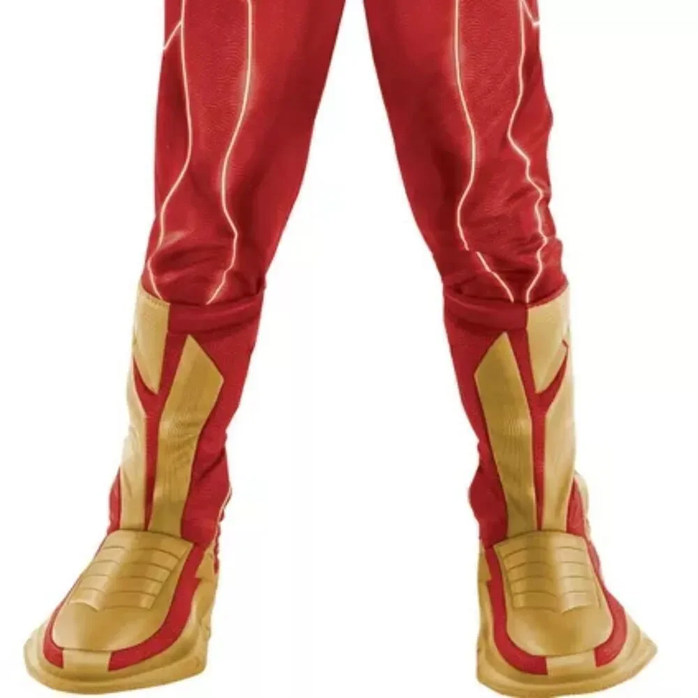The Flash Kids Light Up Costume DC Studios Size Large 12-14